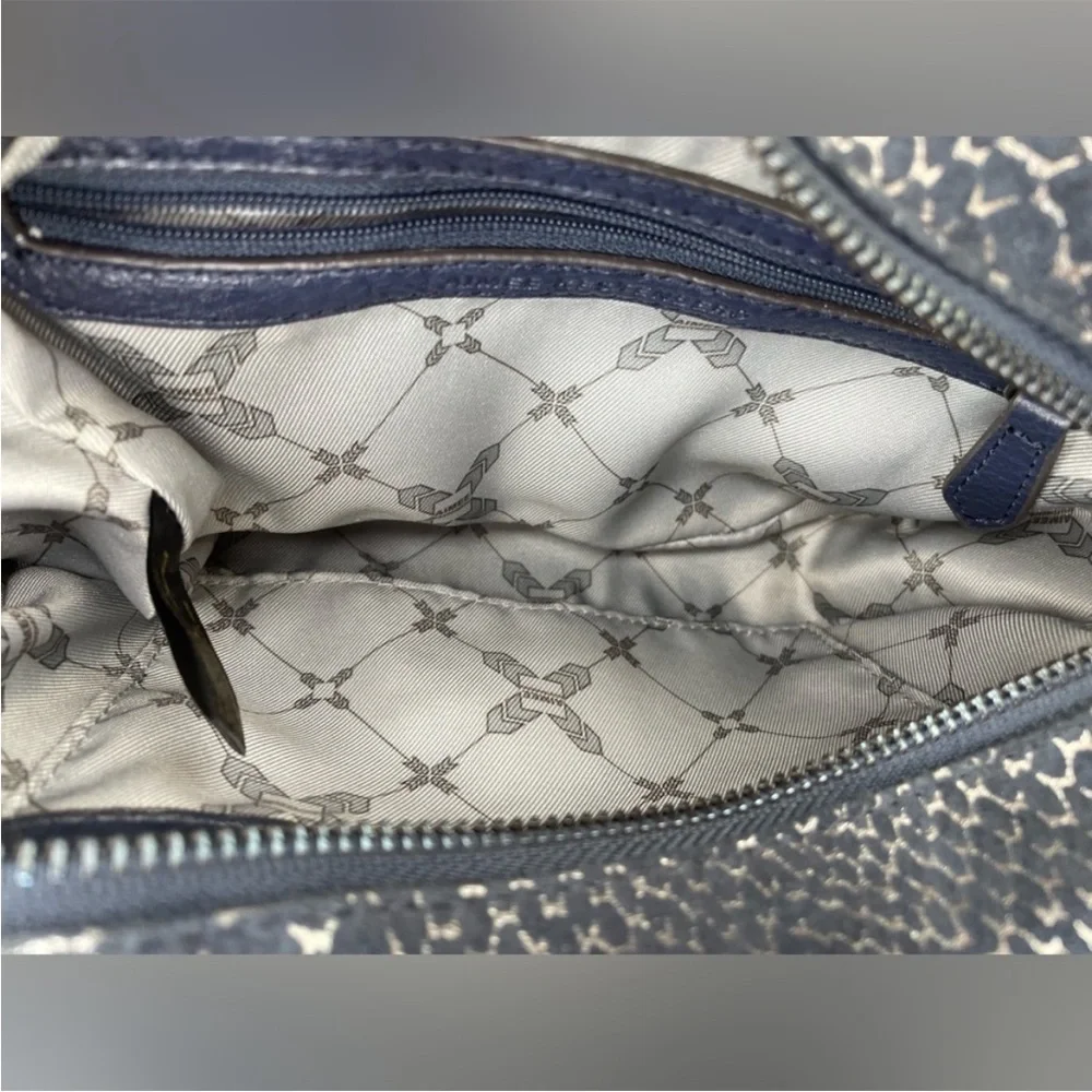 AIMEE KESTENBERG Blue Suede Snake Print Crossbody - Picture 5 of 11